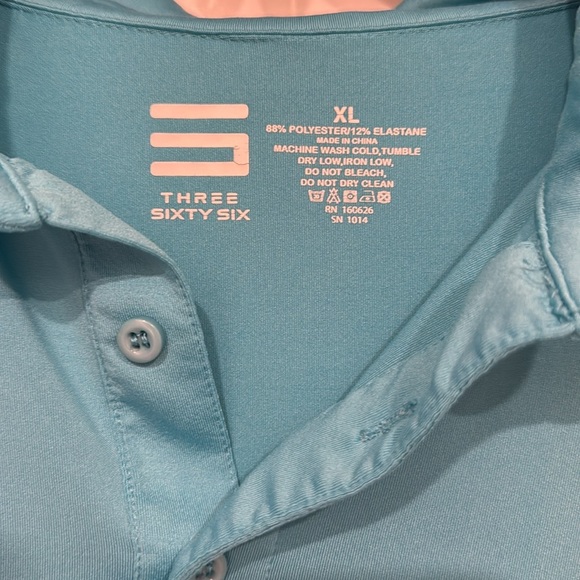 Men's | Teal Blue | Polo Shirt | Size XL - Picture 4 of 6